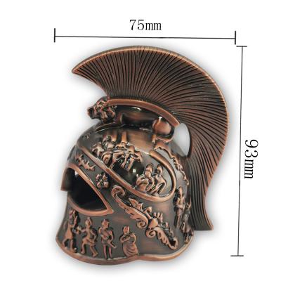 China Miniatures Die Casting Models Decoration Zinc Alloy Europe Ancient Greek Helmet Metal Souvenirs Souvenir 3D for sale