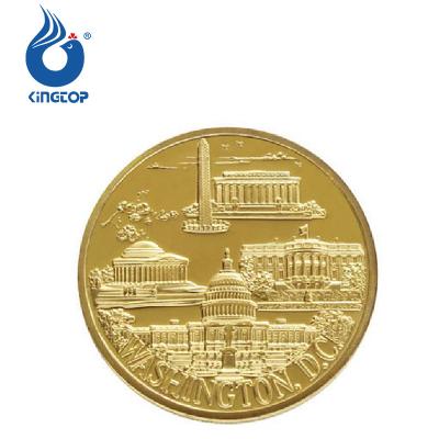 China Europe Washington Gold Souvenir Metal Coins for sale