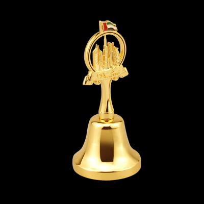 China Environmentally Friendly Custom Made Dubai Tourism Souvenirs Country Tourist Souvenir Dinner Bell for sale