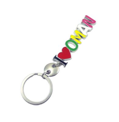 China Wholesale Tourist Enamel Souvenir Key Chain China Supplier Oman Souvenir Metal Keychain Custom Enamel for sale