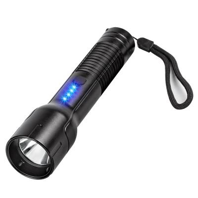 China Camping Branded 26550 18650 Strong Battery XHP50 P70 LED Lighting 1500 Lumen USB Output Aluminum Rechargeable Flashlight for sale