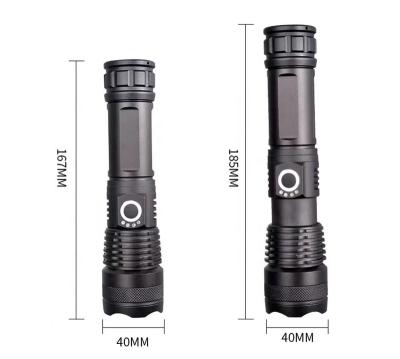 China 5 Mode Emergency Zoomable Tactical Flashlights Waterproof Rechargeable Led Torch Zoom for sale