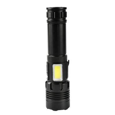 China Emergency High Power COB Rechargeable 15W P70 Instant Light Led Flashlight For Sale for sale