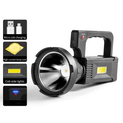 China Cheap high lumens outdoor rechargeable outdoor cob handheld led floodlights for sale for sale