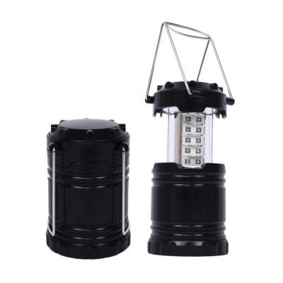 China With 30Pcs*Led Batteries Direct Cheap Outdoor Portable Foldable Tent Lights 3*Aa Hook Plant Handle Camping Lantern for sale