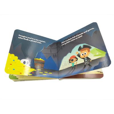 China paper & Cardboard Customize Die Cut Kids Cardboard Book Printing for sale