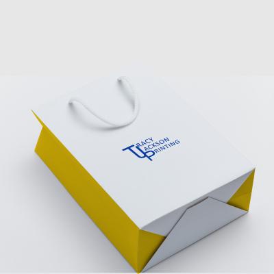 China Recyclable Quick Printing Kraft Paper Bag Custom Printing Logo With Various Sizes for sale