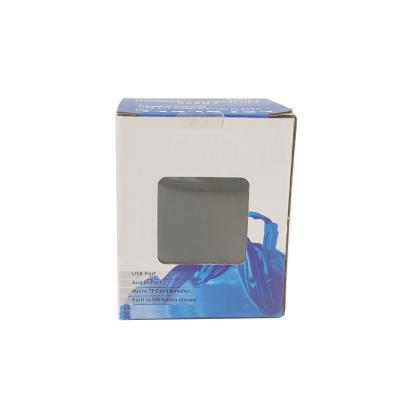 China Recycled Materials Custom Cardboard Box With Clear Window For Electronic Products for sale