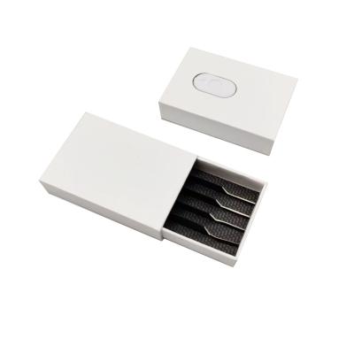 China Recyclable Custom White Slipped Box Child Safe Packaging for sale