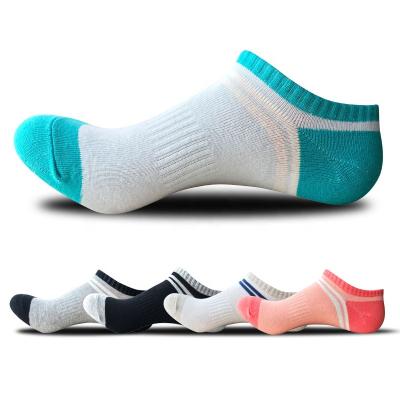 China Custom Wholesale Antibacterial Sports No Exposure Running Ankle Womens Athletic Socks for sale