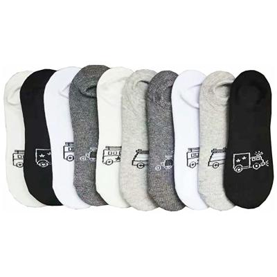 China Wholesale Antibacterial Boy Girl Socks Cartoon Invisible Teens Knock No Show Socks for sale