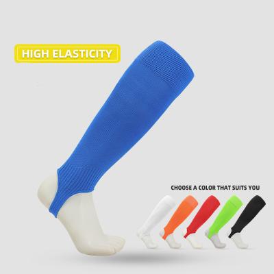 China Adult Football Socks Long Tube Sports Leg Sleeve Leg Gaiters Footboard Cover Calf Chafing Pad Wholesale for sale