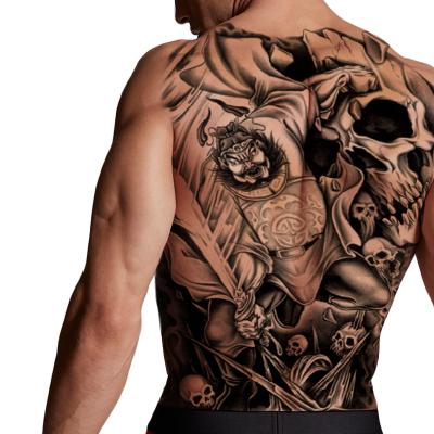 China Large Size Temporary Men's Temporary Tattoo Water Transfer Durable Cool Designs Full Back Tattoo Sticker for sale