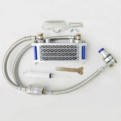 China CB CG Oil Cooler Oil Cooler Engine Modified Oil Cooler. Motorcycle Kit for Honda Kit Small Silver Motorcycle for sale