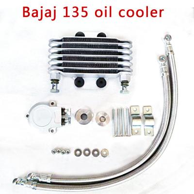 China Motorcycle Bajaj 135 Oil Cooler Engine Radiator Oil Cooling 190mm Motorcycle for sale