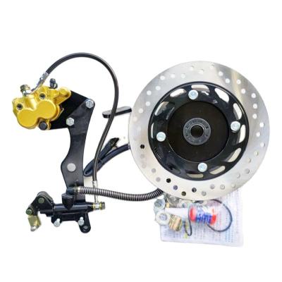 China Motorcycle Update Rear Disc Brake System Rear Wheel Hydraulic Brake Kit 130mm Motorcycle for sale