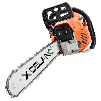 China New Two Stroke 20 Inch Chainsaw 52/58cc Single Cylinder Gasoline Chainsaw Wood Cutting Machine 2-Stroke Manufacturing and Wholesale for sale