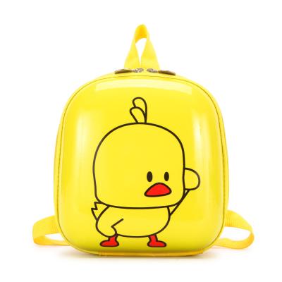 China Wholesale Fashion Yellow Waterproof Small Duck Printed School Bag Package For Kid for sale