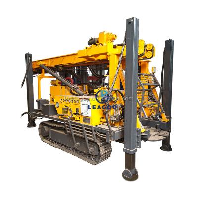 China Water Well 350m Crawler Mounted DTH Mud and Hammer Multifunctional Top Drive Drilling Rig for sale