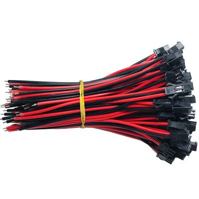 China Red and Black Head Female Connector SM Automotive Terminal Wire Female Connector Automotive Electronic Wire Harness for sale