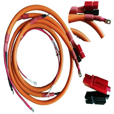 China Corrugated Flame Retardant O Ring Pipe New Energy Vehicle Wiring 300mm Plastic Car Connection Wires for sale