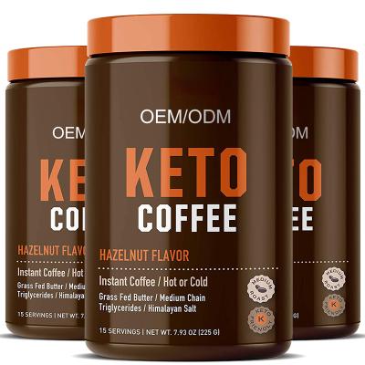 China Natural Keto Hot Coffee Instant Fat Seller Drink For Diet Ketogenic Serving To Boost Ketone Production Energy And Metabolism for sale