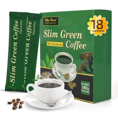 China Natural Hot Selling Slim Green Coffee With Ganoderma Instant Coffee Weight Loss for sale