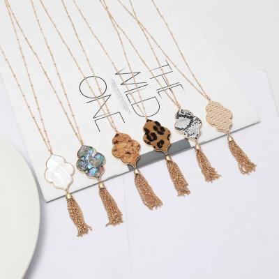 China BOHEMIA Brand New Designer Brand New Oval Style Necklaces Women Pendant Necklace Fashion Jewelry Supplier for sale