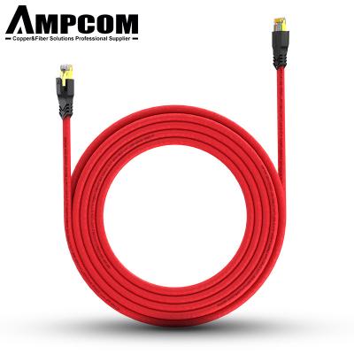 China Telecom Communication AMPCOM Cat7 S/FTP 23AWG Network Cable 10Gbps Data Transmission Speed ​​Engineering Grade Ethernet Cable Pass Certs for sale