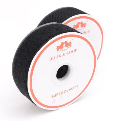 China Sustainable Wholesale Custom 38mm Hook And Loop Fabrics Hook And Loop Nylon Tape for sale