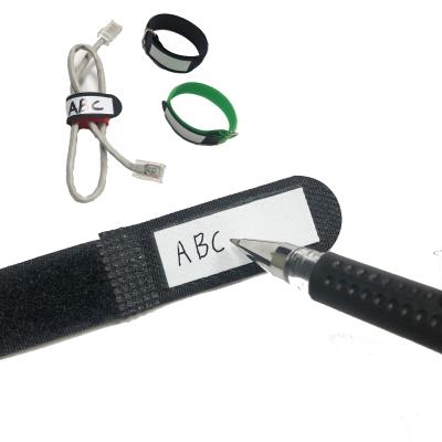 China China wholesale low price nylon quick delivery hook and loop secured straps with plastic buckle writing for sale