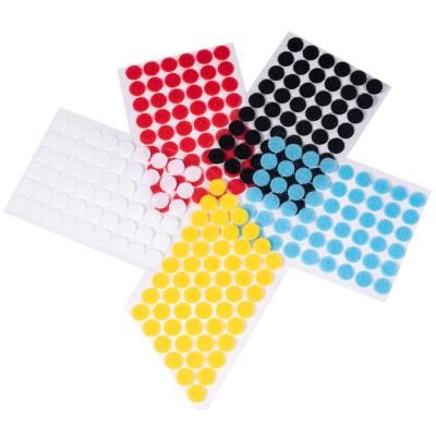 China Good Quality Different Design Nylon Self Adhesive Hook Loop Round Dots With Great Price for sale