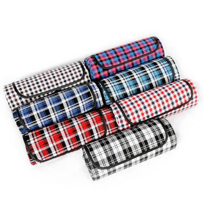 China Next 2020 New Design Grid Design 3-5 Person Cotton Picnic Camping Waterproof Blanket Waterproof for sale