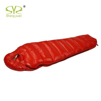 China 2019 NEW High Quality Comfort Ultralight Filling Duck Down Outdoor Camping Down Sleeping Bag for sale