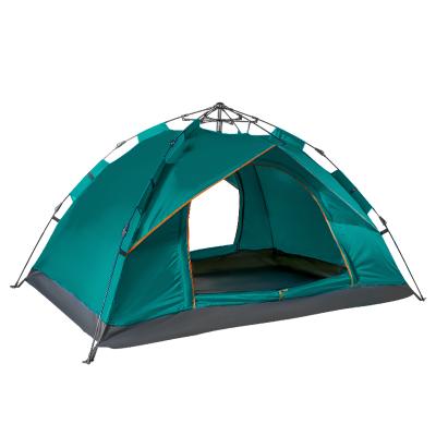 China Camouflage/Field Play Factory Supply Instant UV Pole 2 Person Fiberglass Protection Automatic Camping Tent for sale