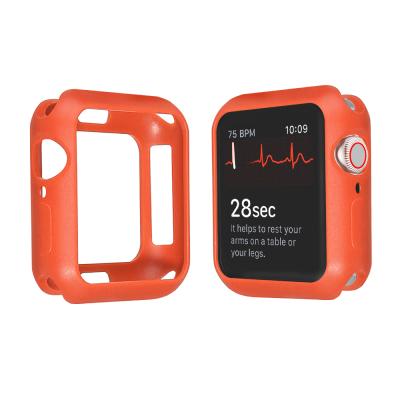 China Matte Cover Case For Apple Watch Full Cover Smart Watch Protective Case With Screen For Apple Watch Case 38mm 40mm 42mm 44mm Watch Cover for sale