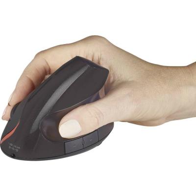 China With Fingerprint System Optically Ergonomic Wired Mouse, Built-in Roller Wheel Black for sale