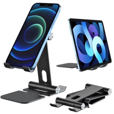 China HOT Selling Adjustable Factory Portable Foldable Mobile Phone Stand Adjustable Aluminum Stand For Mobile Phone for sale