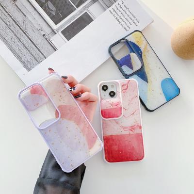 China Shockproof Shockproof Mobile Phone Case For iPhone 13 pro Max Marble Phone Cover Case With Camera Protector Cover for sale