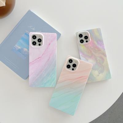 China Marble Burst Phone Case Shockproof Square Phone Case For iphone 7 8 pro Max Se 2021 XS XR 12 phone case for sale