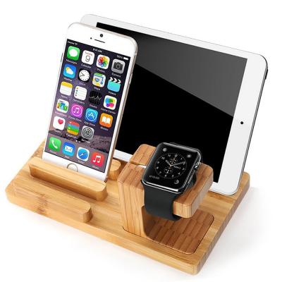 China Eco-friendly best price bamboo charging stand for apple watch, high quality for apple watch stand charger for sale