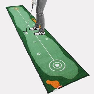 China Wholesale Nylon Golf Training Aid Mat Golf Putter Mat For Indoor for sale