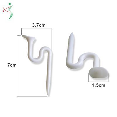 China Wholesale New Design Plastic 70mm Blank Plastic Golf Tees OEM Flexible Golf Tee Holder Accessories for sale