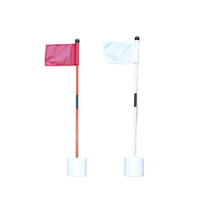 China Plastic Aluminum Golf Metal Nylon Flagpole Fiberglass Golf Putting Green Hole Cup Flagsticks and Poles Flag Cup Holders for sale