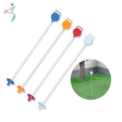 China Plastic Customized Golf Putting Green Flag Poles With Hole Marker Cup for sale