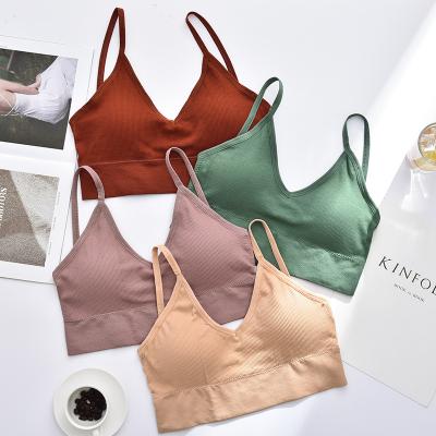 Chine New Breathable Yarn Women Sports Bra Yoga Gym Yoga Gym Crop Top Seamless U-shaped Back Seamless Padded Sexy Big Top à vendre