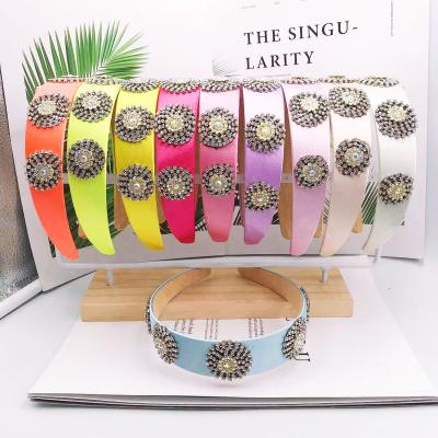 China Fashion Temperament Headband Fashion All-match Hairpin Rhinestone Headband for sale