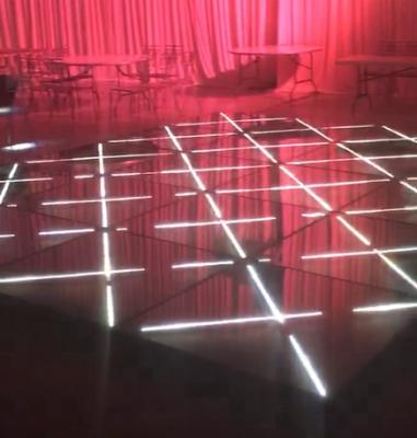 China Wireless wedding/nightclub/park dj dmx rgb dmx led dance floor for sale