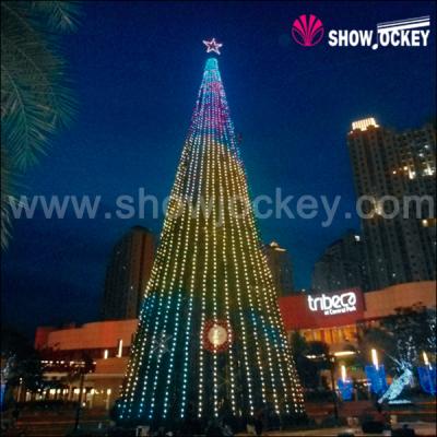 China 35m 35 Meter Mega Decorative Christmas LED Musical Dancing Tree for sale