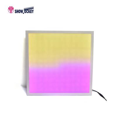 China 300X300mm Led Frame Artnet DMX Aluminum Pixel Panel Wedding/Nightclub/Park Panel Light Led Flat Stage Panel Light for sale